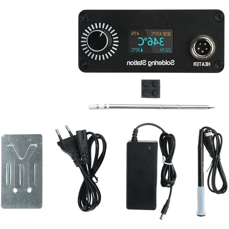 Soldering Station T12 Oled - 【A56X】T12 Tragbare Mini-Digital-Lötstation für Heimreparaturen mit