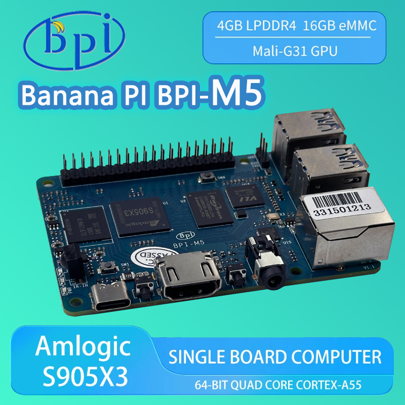 Banana Pi Bpi-M5 - Banana PI BPI-M5 4 GB LPDDR4