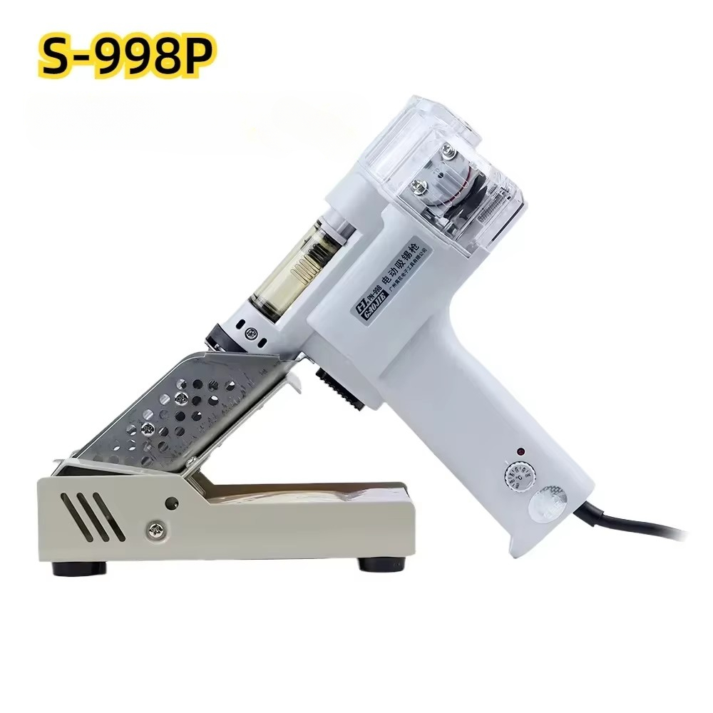 Desoldering Gun Vacuum Electric - S-998P Elektrische Entlötpistole mit Doppelpumpe, 100