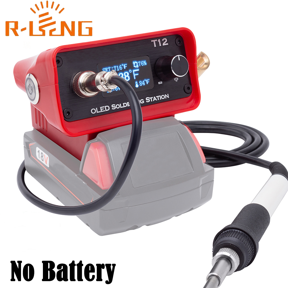 Soldering Station T12 Oled - OLED T12 Lötkolbenstation, verstellbare Schweißstation für