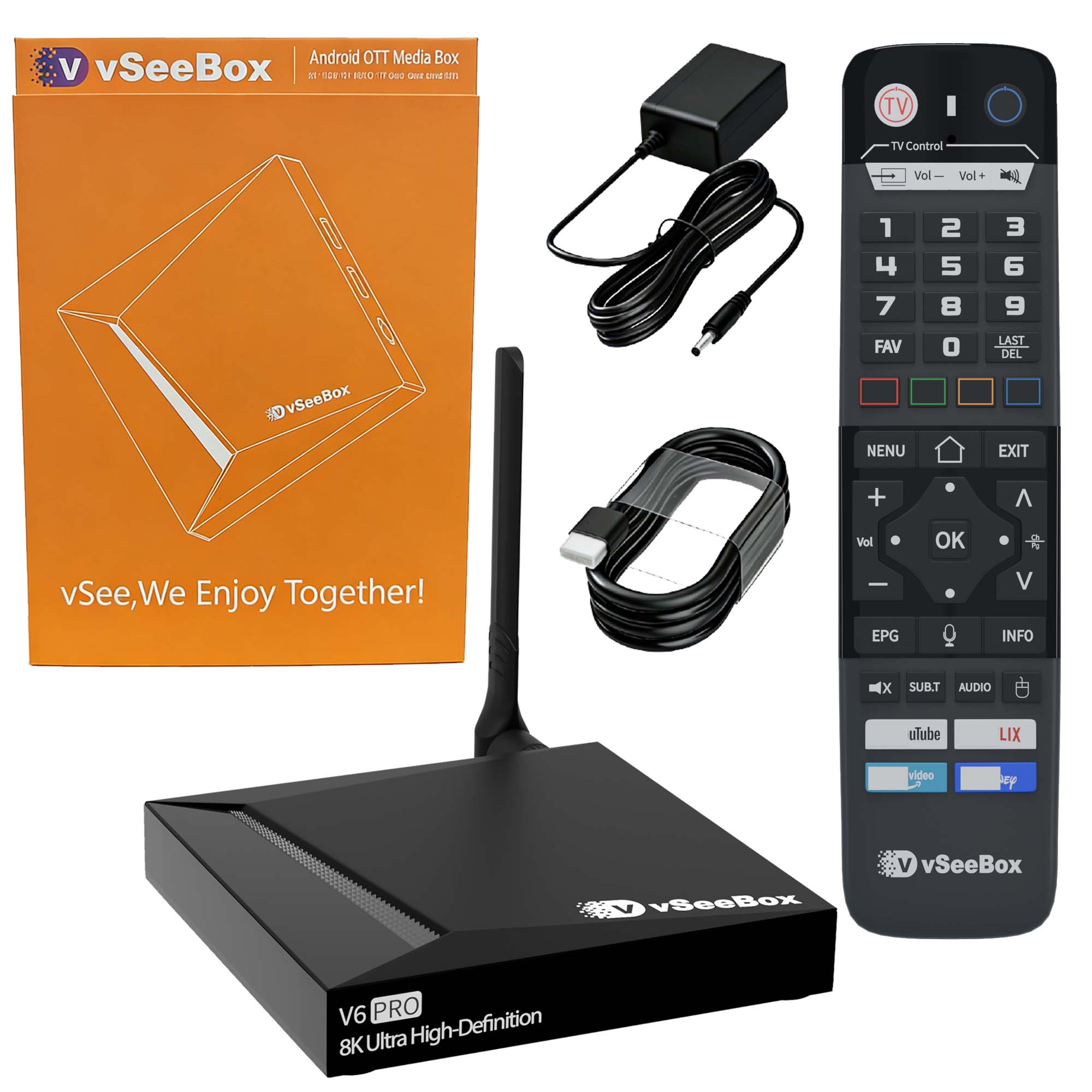 Khadas Vim4 8Gb - VSeeBox V6 Pro 2026 Neueste Version,