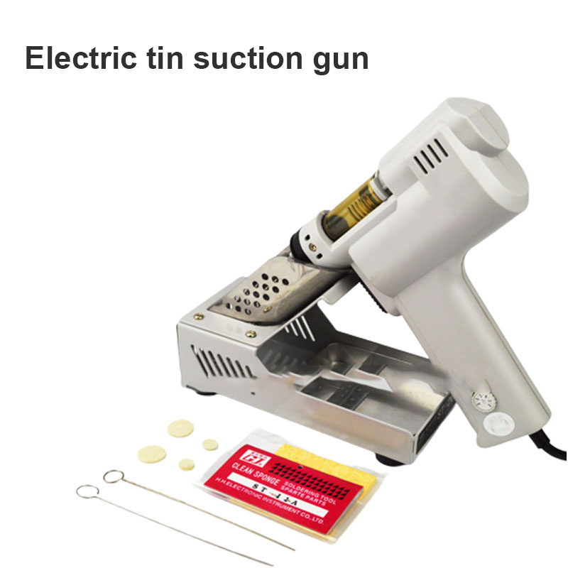 Desoldering Gun Vacuum Electric - Handgehaltene elektrische Vakuum-Entlötungspumpe, Lötsauger, Werkzeug zum
