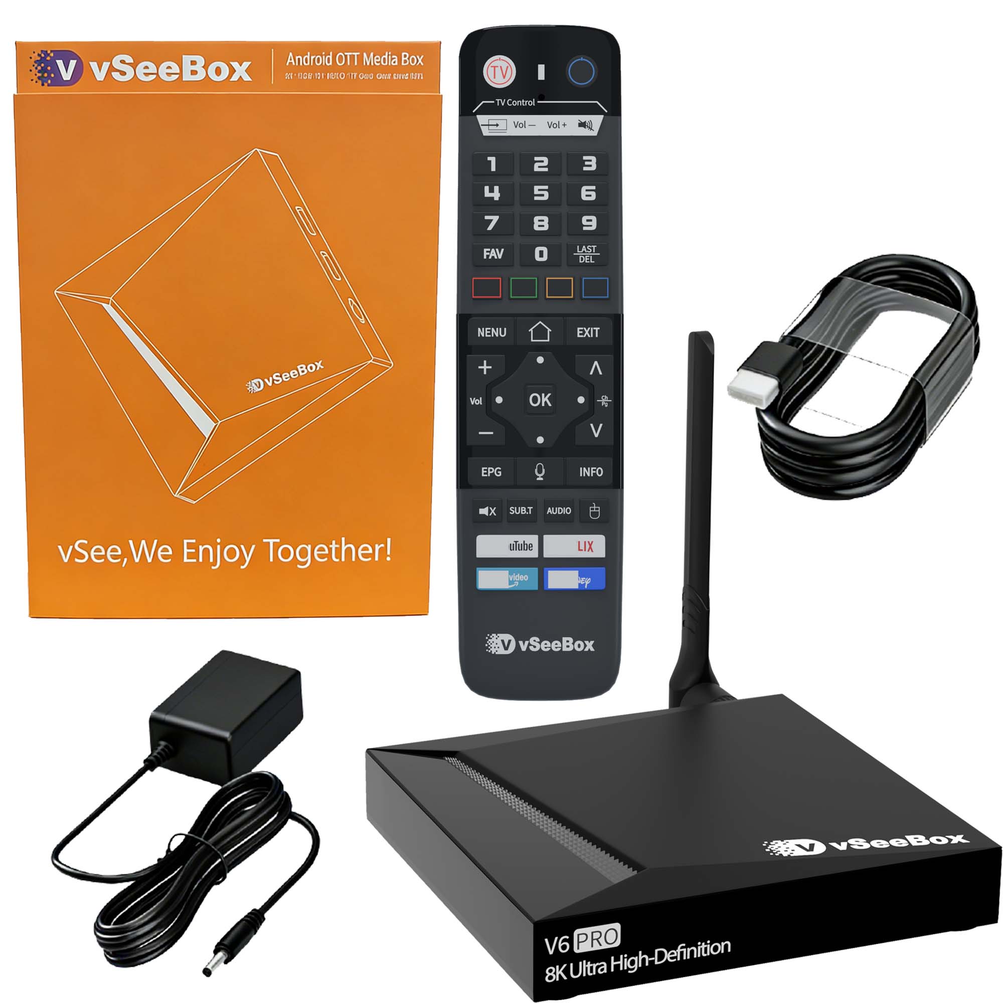 Khadas Vim4 8Gb - VSeeBox V6 Pro 2026 Neueste Version,